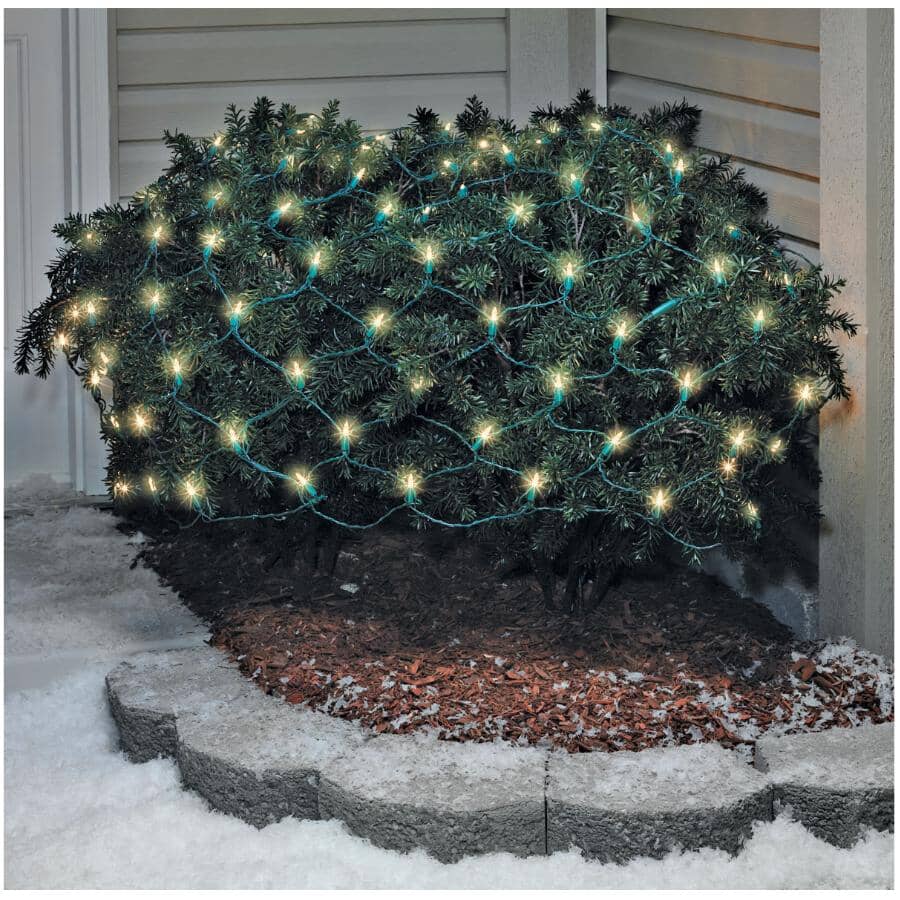 Twinkle Net Light Set - Warm White, 100 LEDs