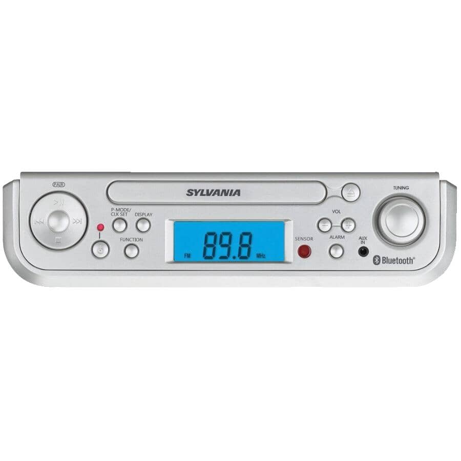 Under The Cabinet FM Radio, with Bluetooth and CD
