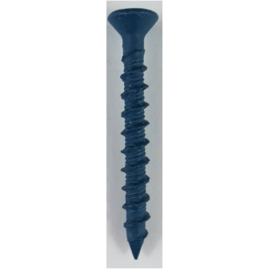 1/4" x 1-3/4" Star Concrete Screws with Bit - 100 Pack
