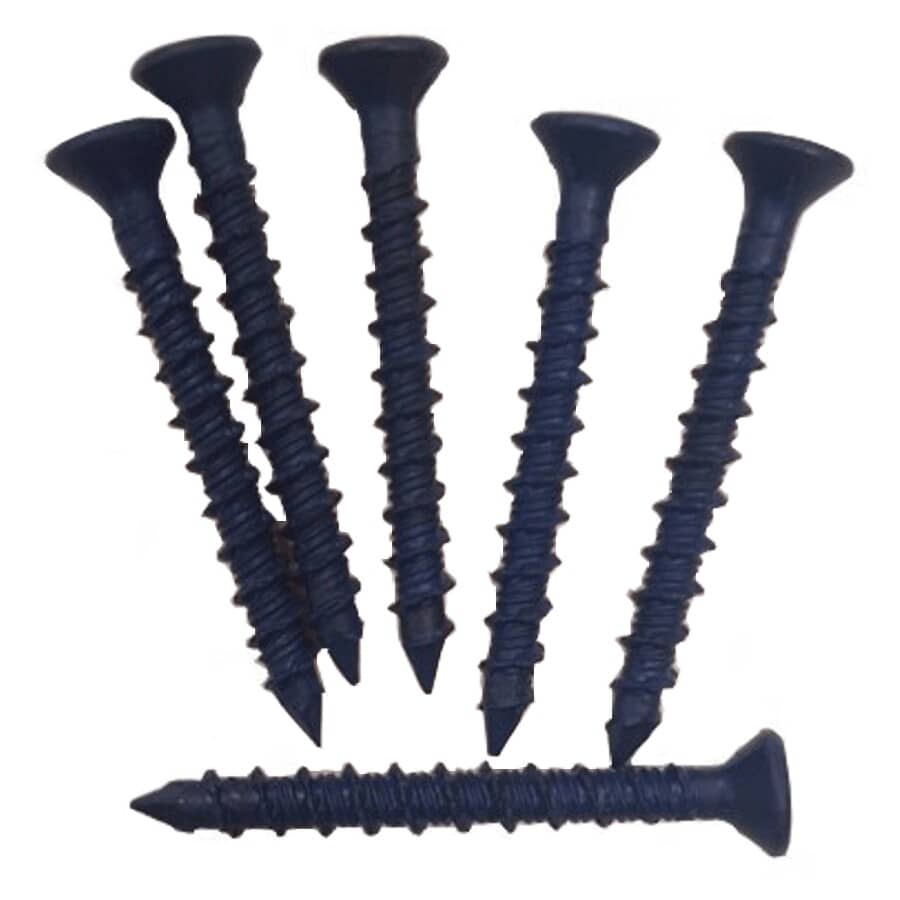 3/16" x 1-1/4" Star Concrete Screws with Bit - 100 Pack