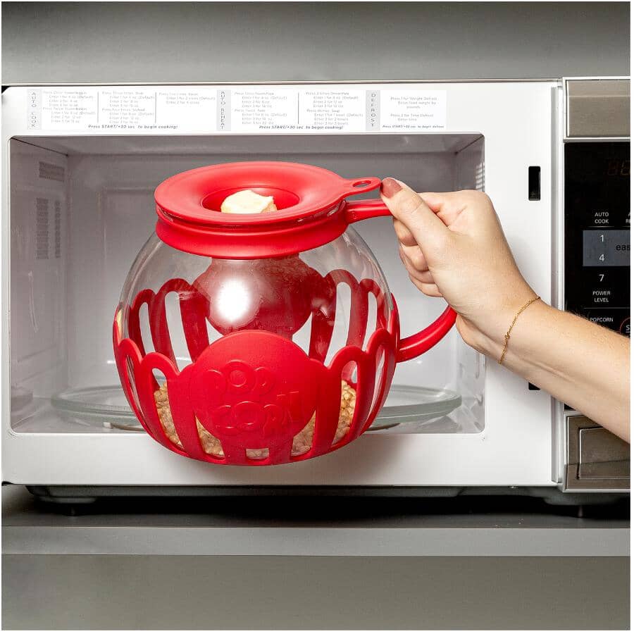 Glass Microwave Popcorn Popper - 1.5 Qt