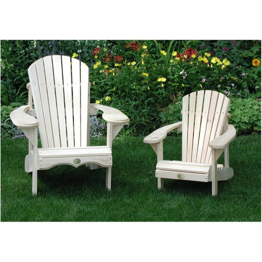Baby Bear Pine Adirondak Chair - Unfinished