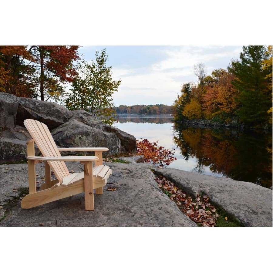 Bear Pine Adirondak Chair - Unfinished