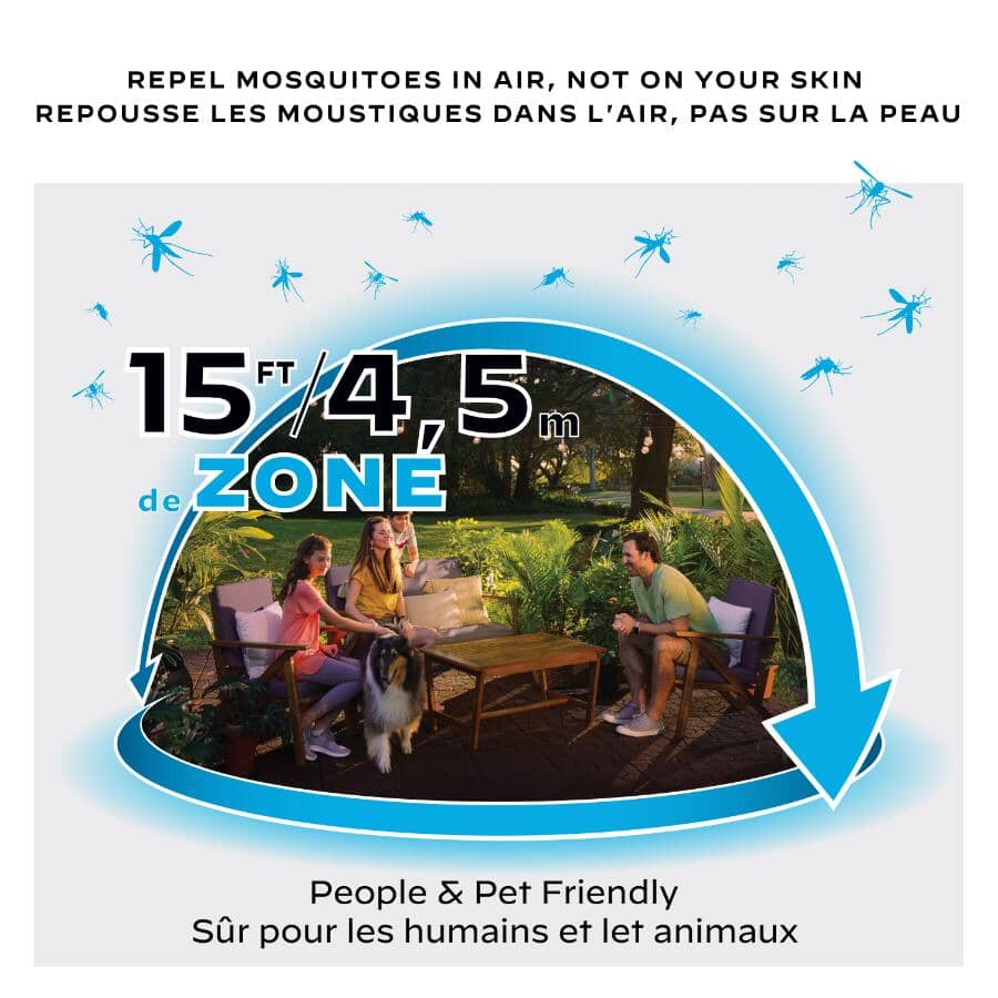 Patio Shield Mosquito Repeller - Glacial Blue