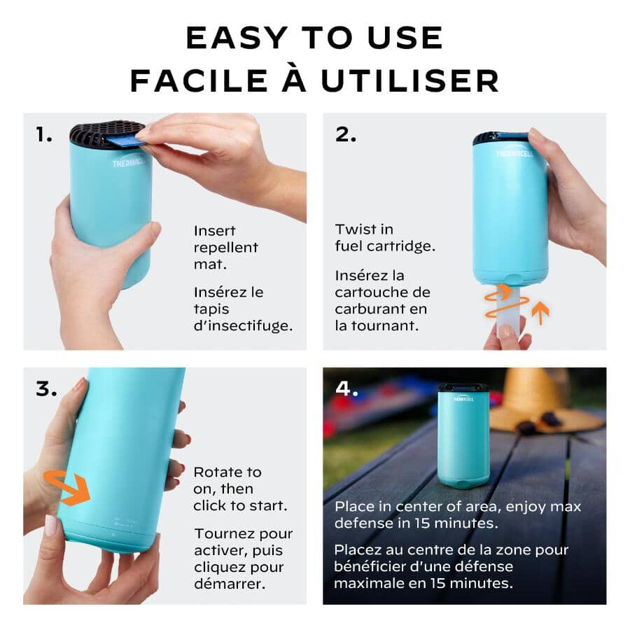 Patio Shield Mosquito Repeller - Glacial Blue