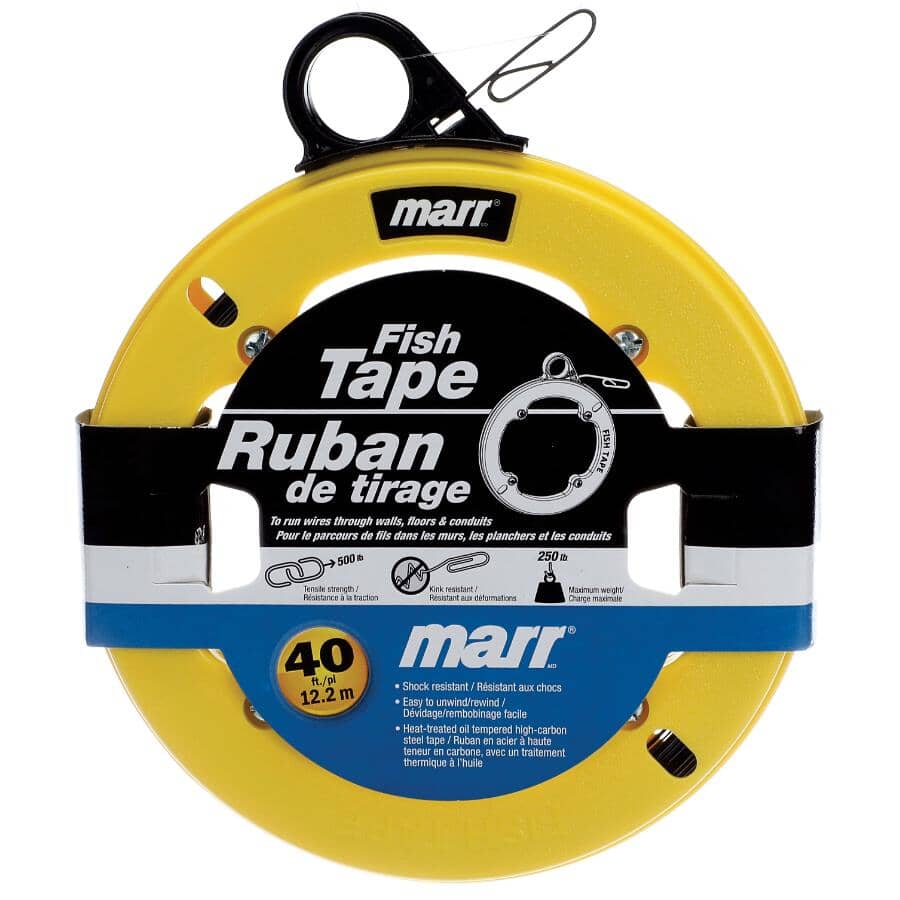 40' Fish Tape with Reel