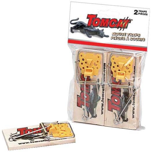 2 Pack Wooden Mouse Traps
