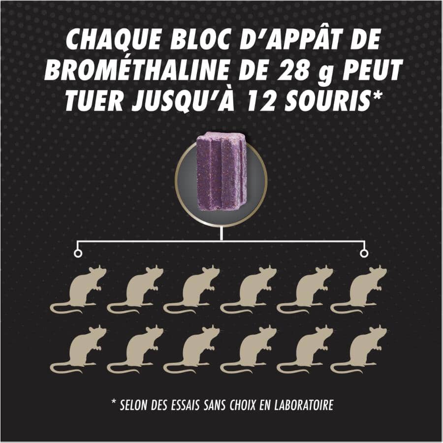 Advanced Formula Disposable Mouse Killer Bait Station - 28 g, 4 Pack