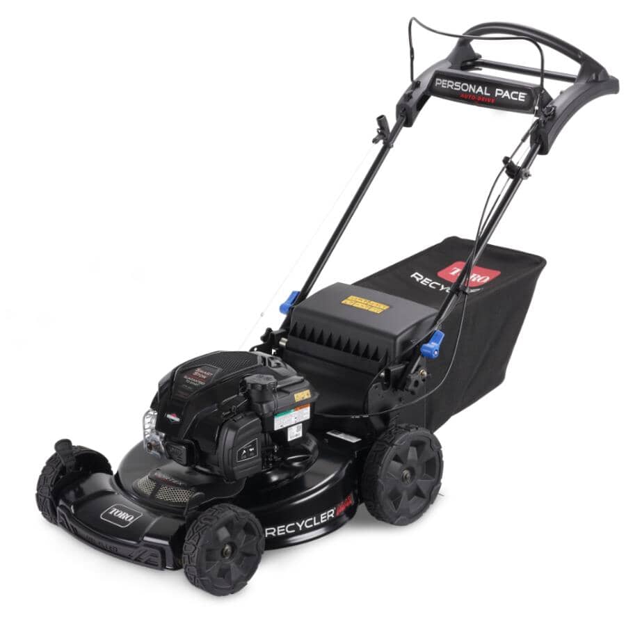 163cc Recycler Max Gas Lawn Mower - with Personal Pace & SmartStow, 22"