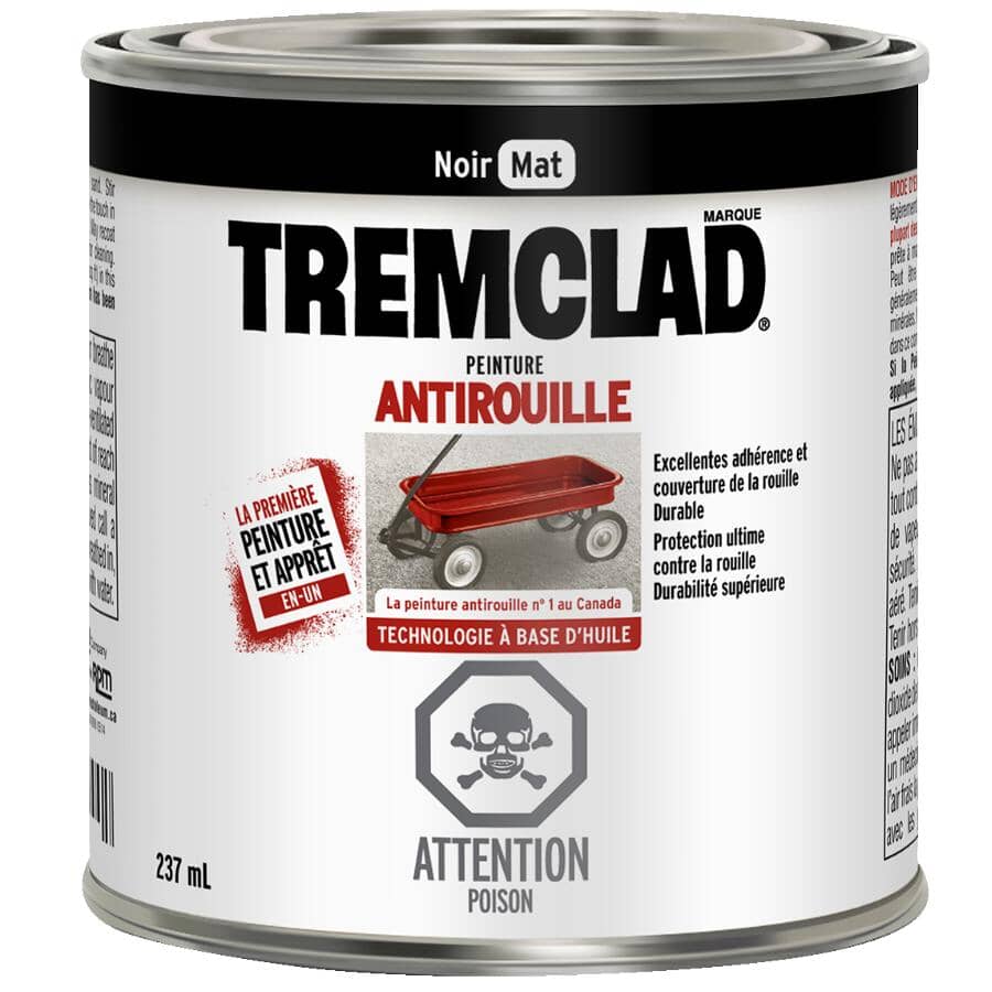 Rust Paint - Flat Black, 237 ml