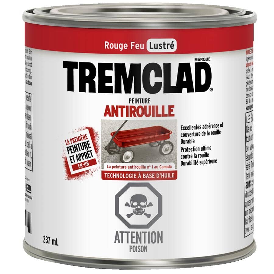 Rust Paint - Gloss Fire Red, 237 ml