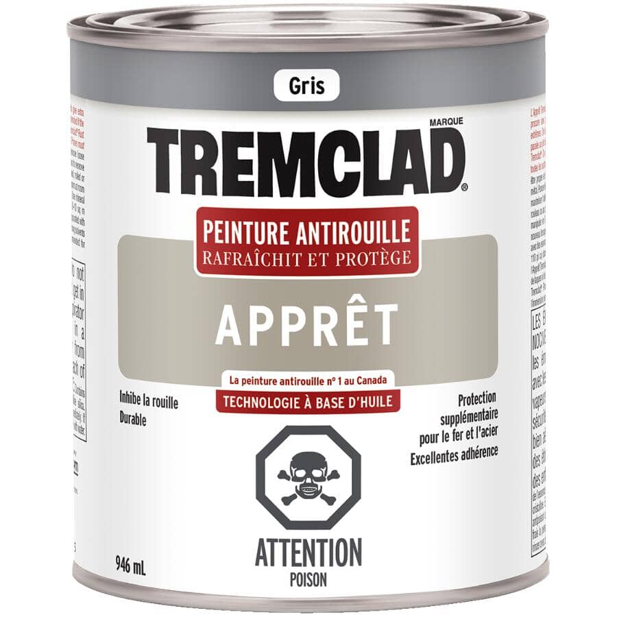 Rust Primer - Grey, 946 ml