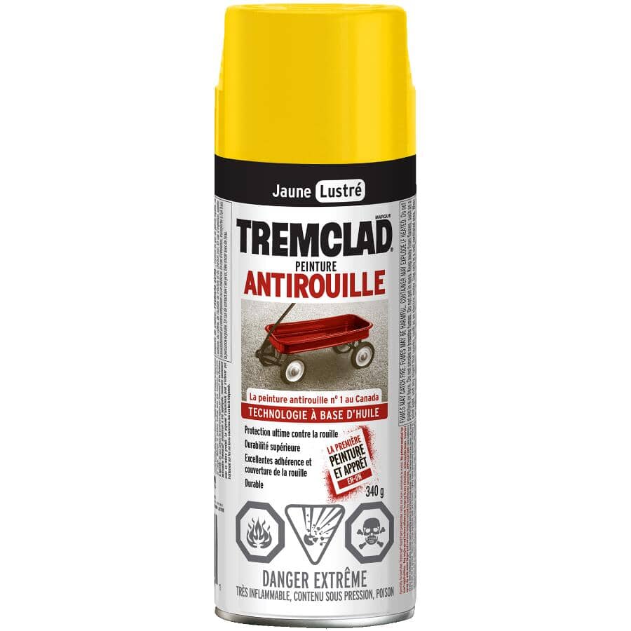 Rust Spray Paint - Gloss Yellow, 340 g