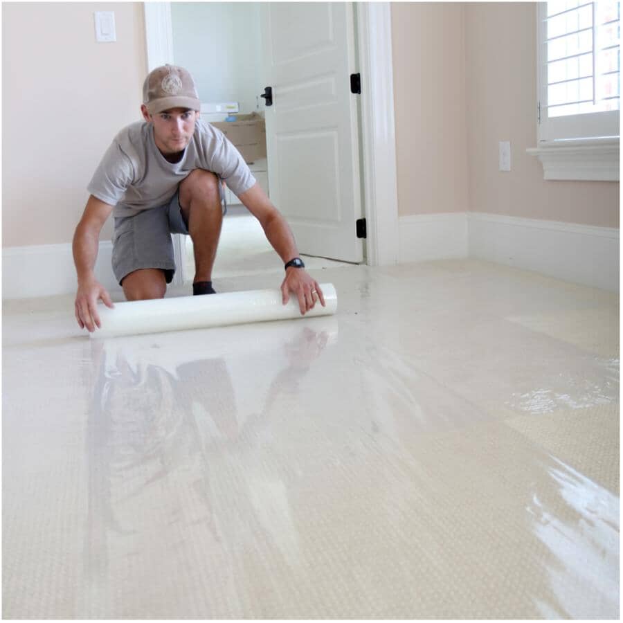 Carpet Protective Plastic Film - 24" x 50'