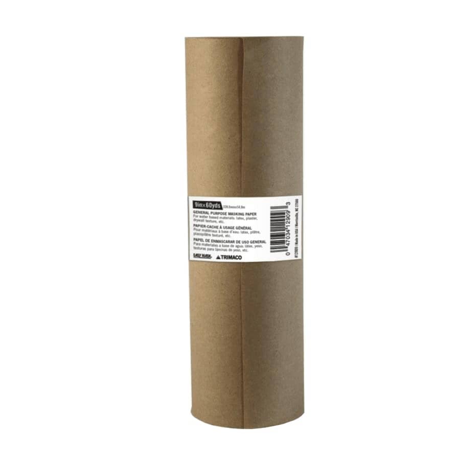 General Purpose Masking Paper - Brown, 9" x 180'