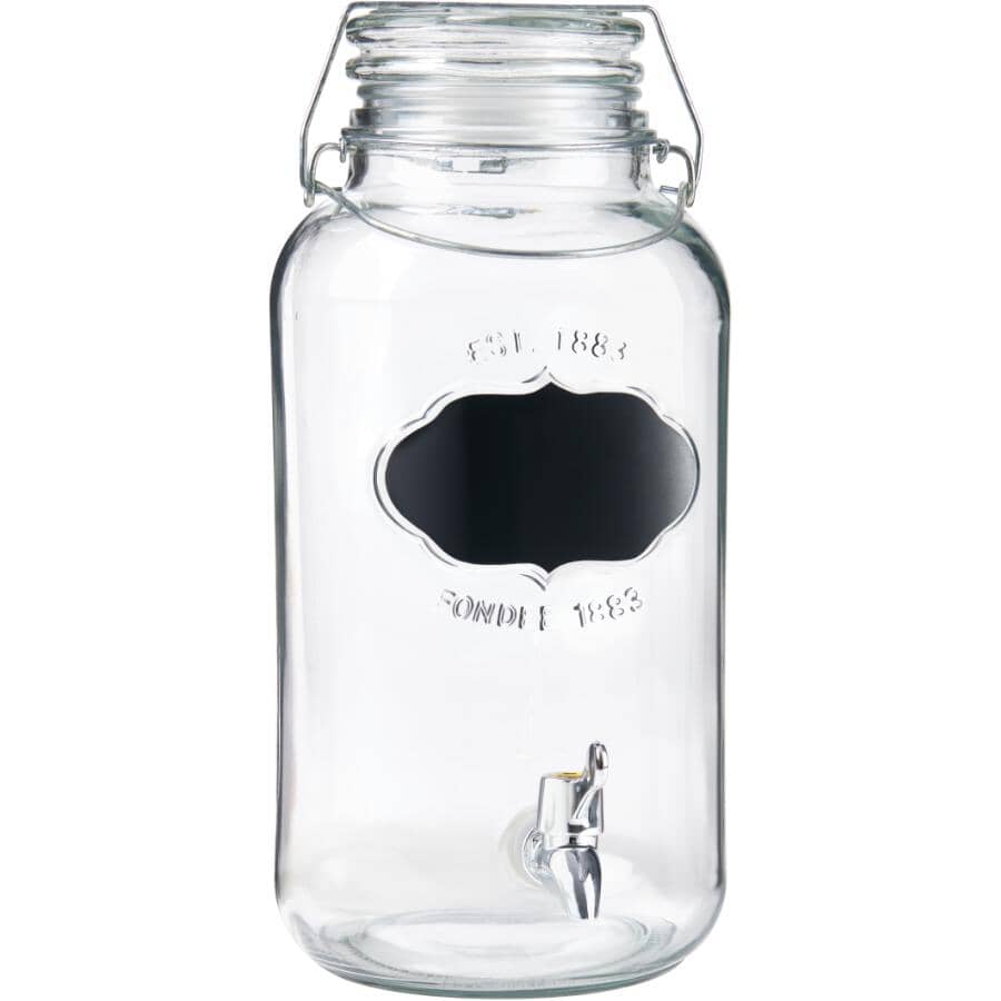 Glass Beverage Dispenser with Spigot - 6 L