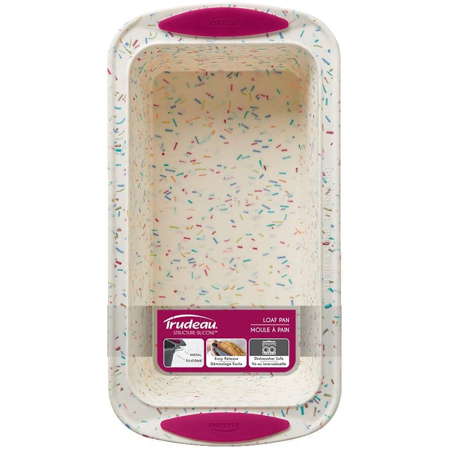 Silicone Loaf Pan - White Confetti