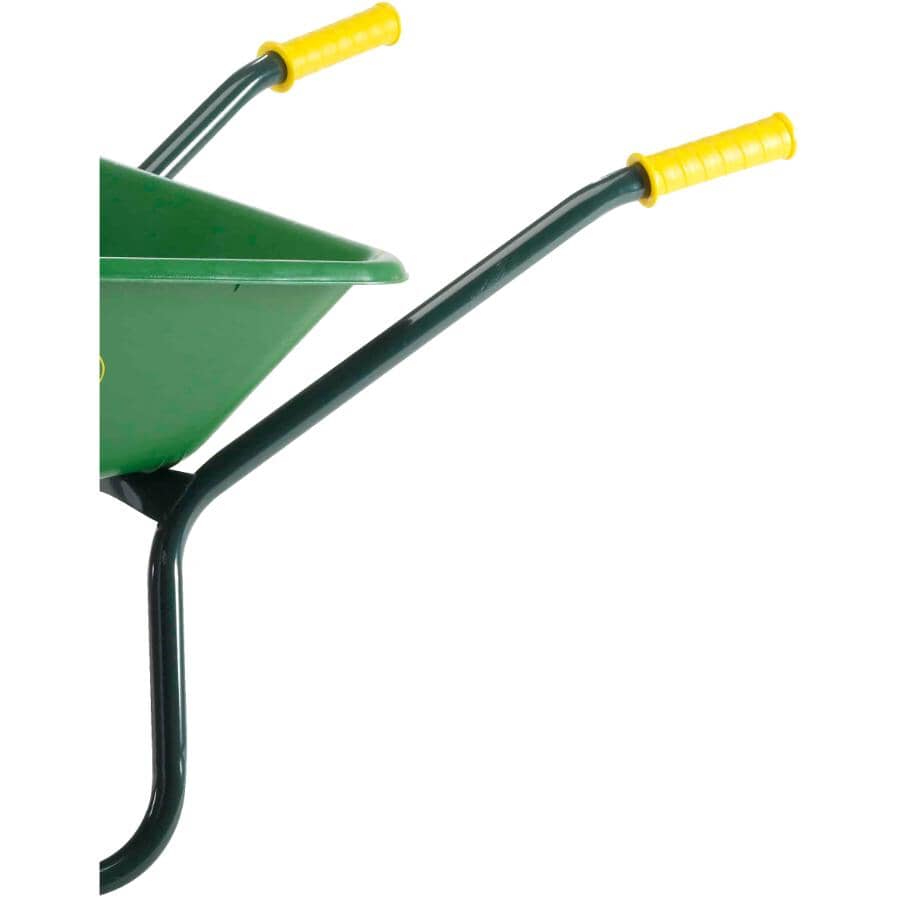 5 Cu. Ft Poly Tray Wheelbarrow