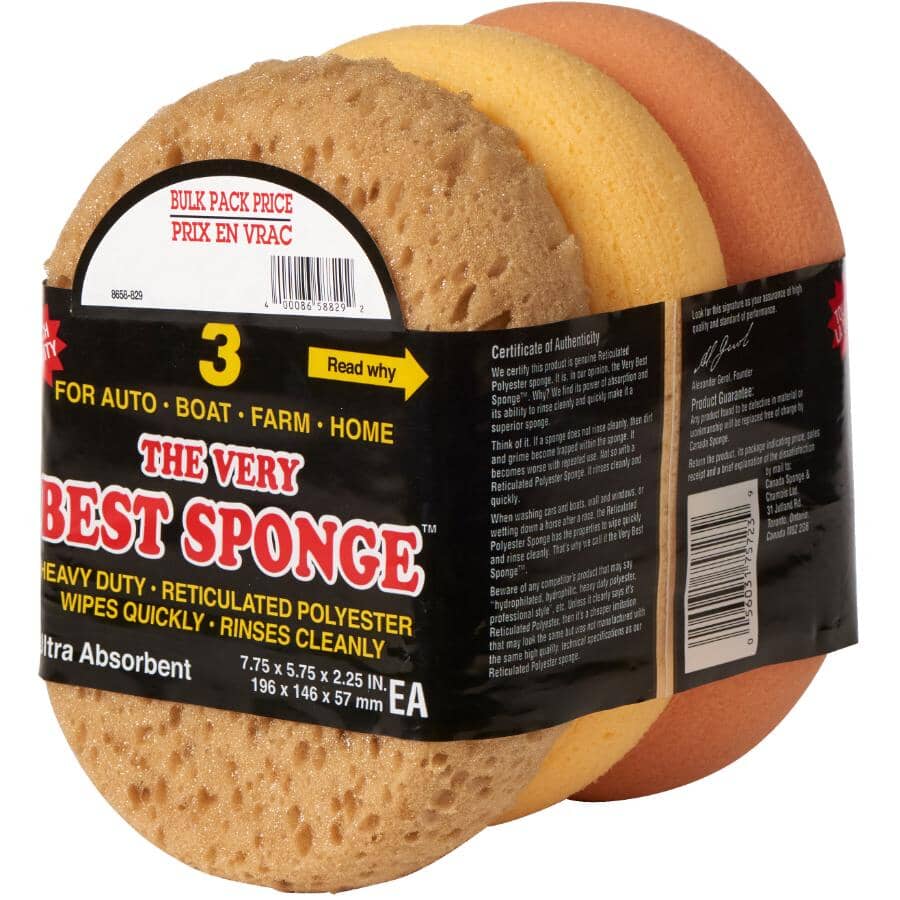 Car & Boat Sponges - 3 Pack
