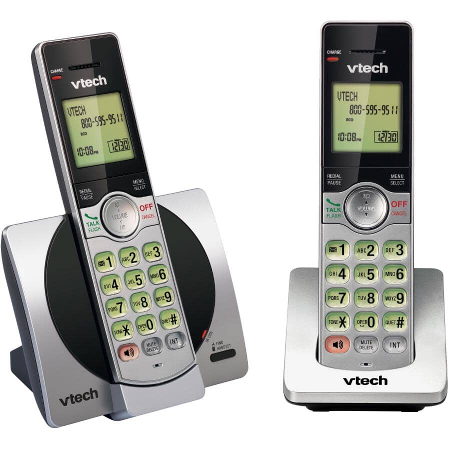 2 Pack Dect 6.0 Cordless Phones, with Caller Identification