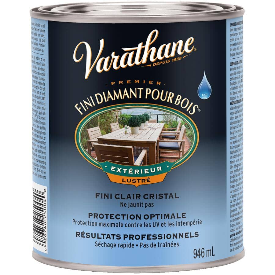 Outdoor Diamond Wood Finish - Clear Gloss, 946 ml