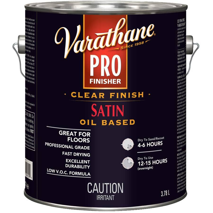 Pro Finisher - for Floors, Clear Satin, 3.78 L
