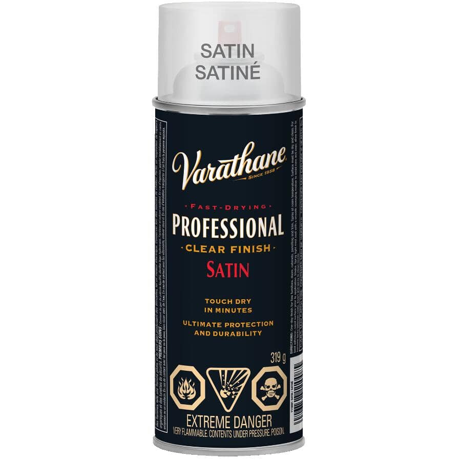 Professional Spray Finish - Satin Crystal Clear, 319 g