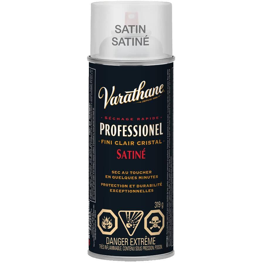 Professional Spray Finish - Satin Crystal Clear, 319 g