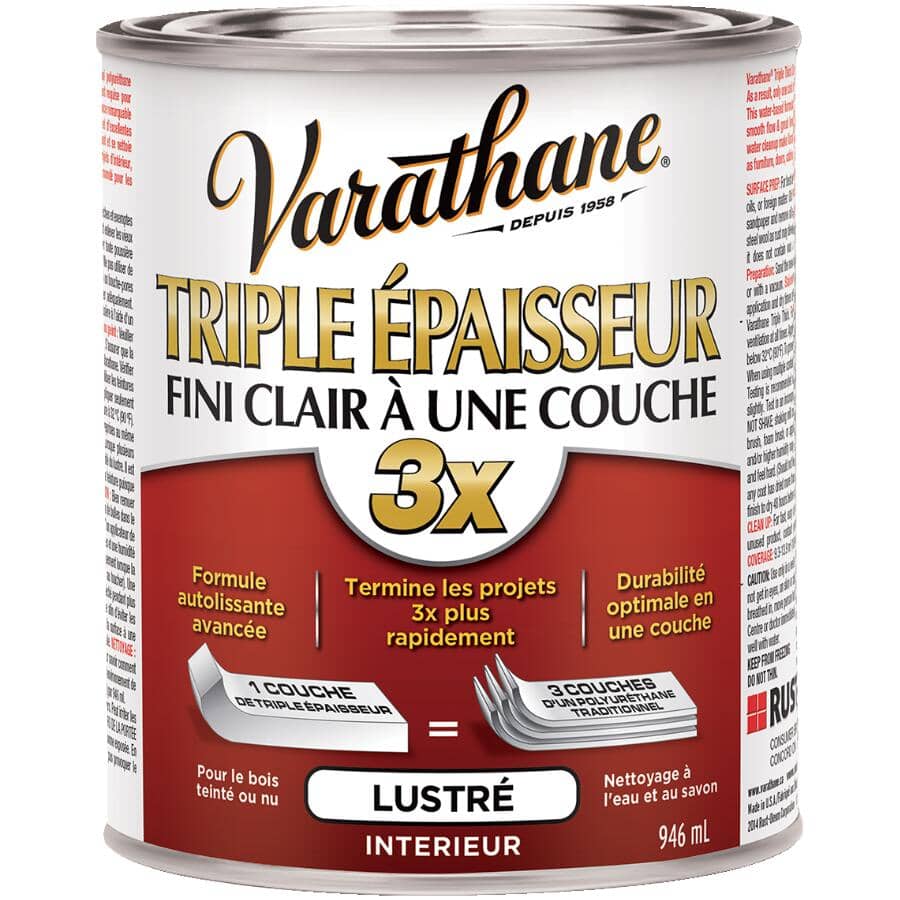Triple Thick One Coat Finish - Clear Gloss, 946 ml