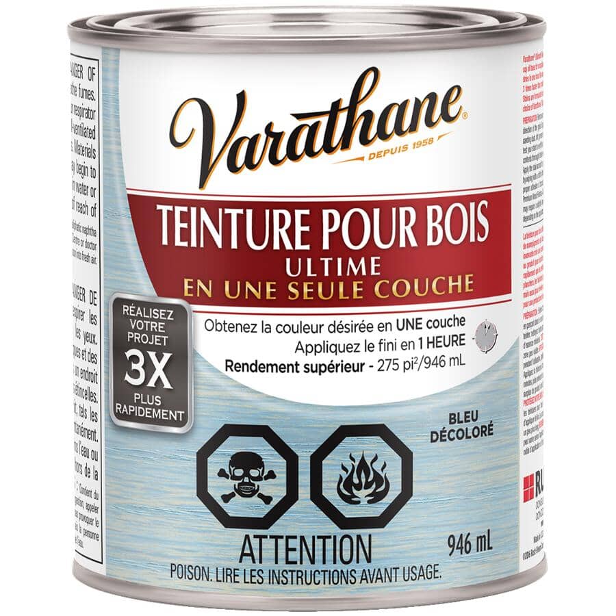 Ultimate Wood Stain - Bleached Blue, 946 ml