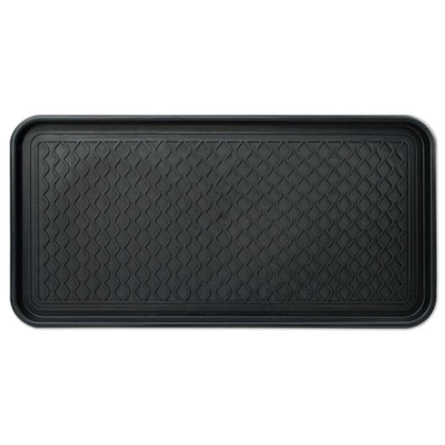Black Boot Tray - 15" x 30"