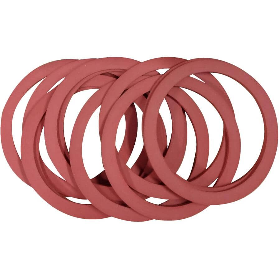 Rubber Jar Rings - Red, 12 Pack
