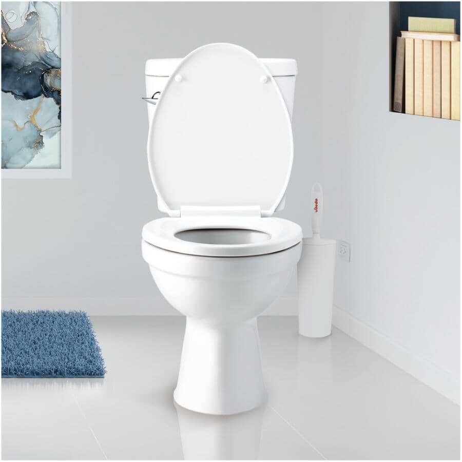 Toilet Brush Set with Closed Caddy