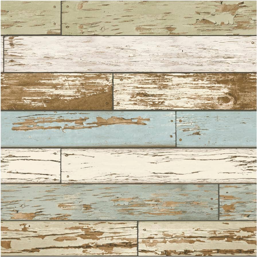 Old Salem Vintage Wood Plank Peel & Stick Wallpaper - 20.5" x 18'