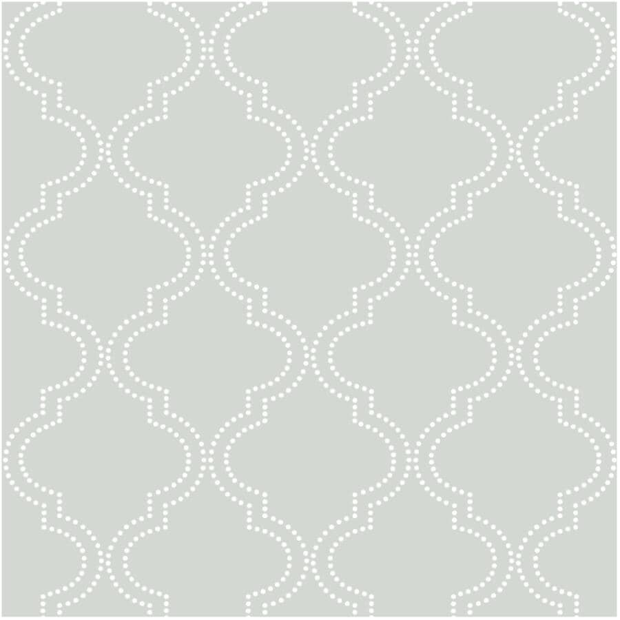 Quatrefoil Peel & Stick Wallpaper - Grey, 20.5" x 18'