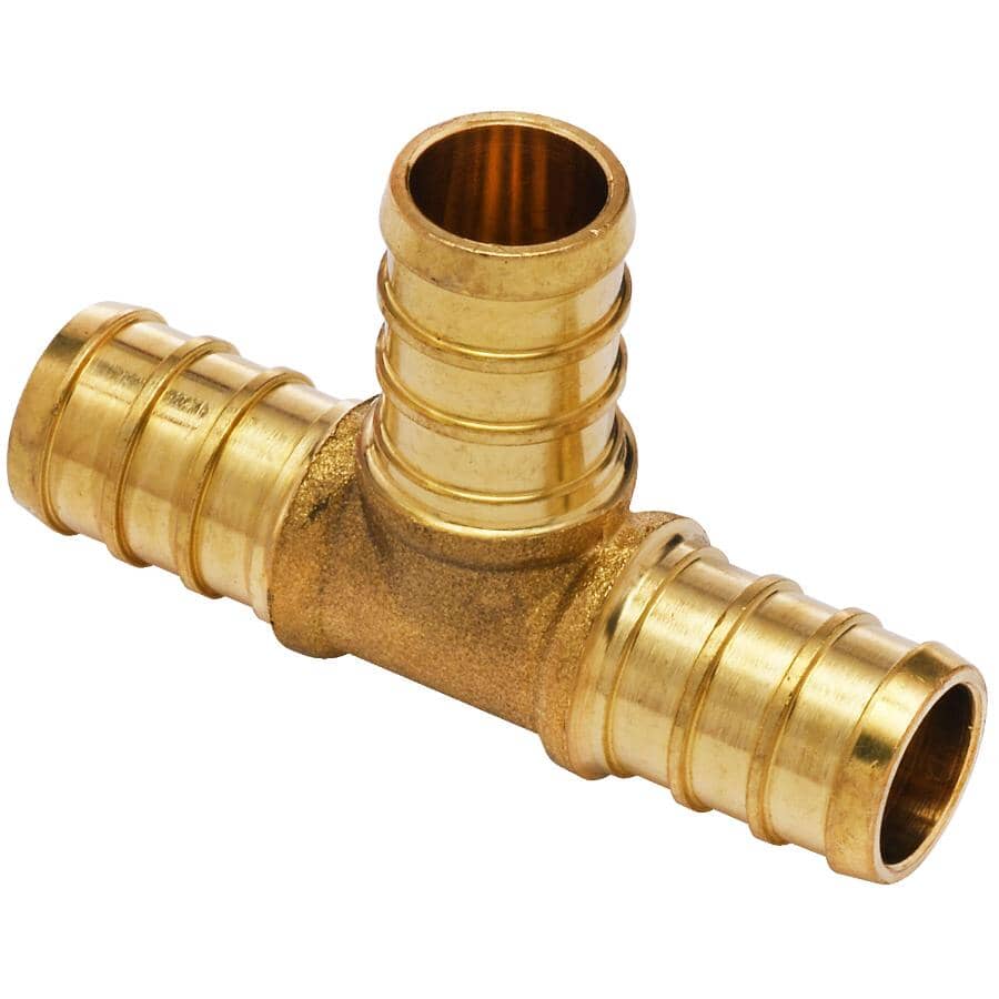 1/2" PEX Brass Tee