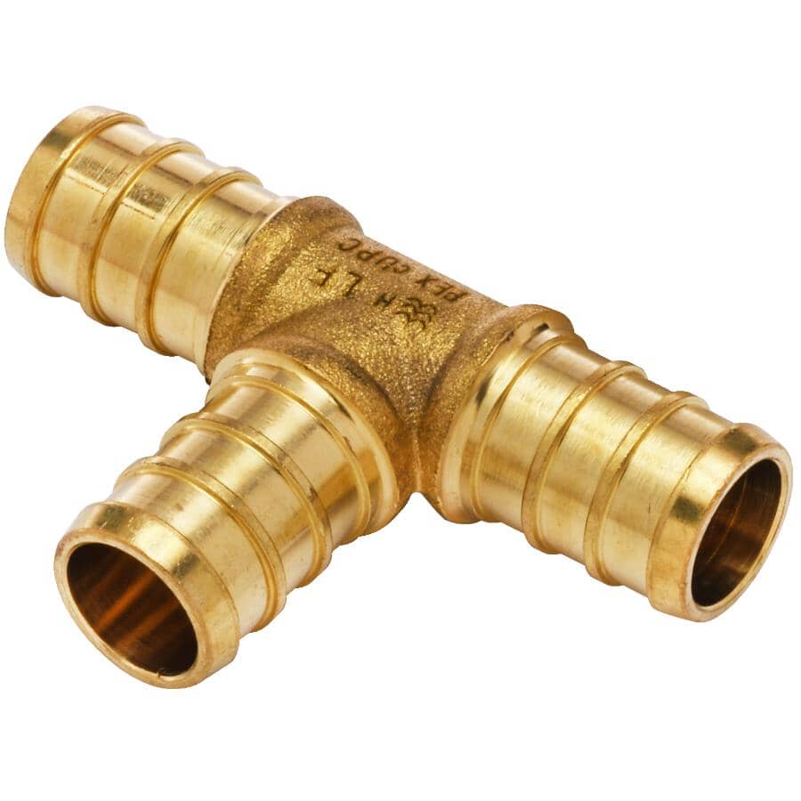 1/2" PEX Brass Tee