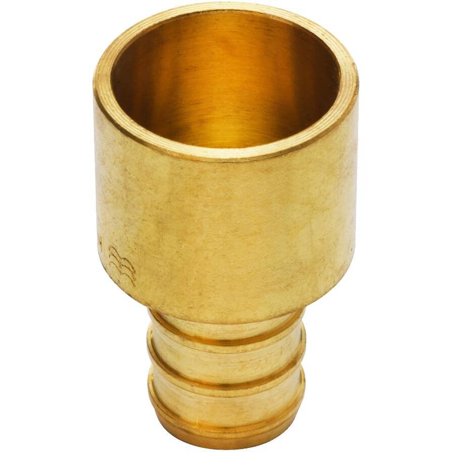 1/2" PEX x 1/2" FPT Copper Sweat Brass Adapter