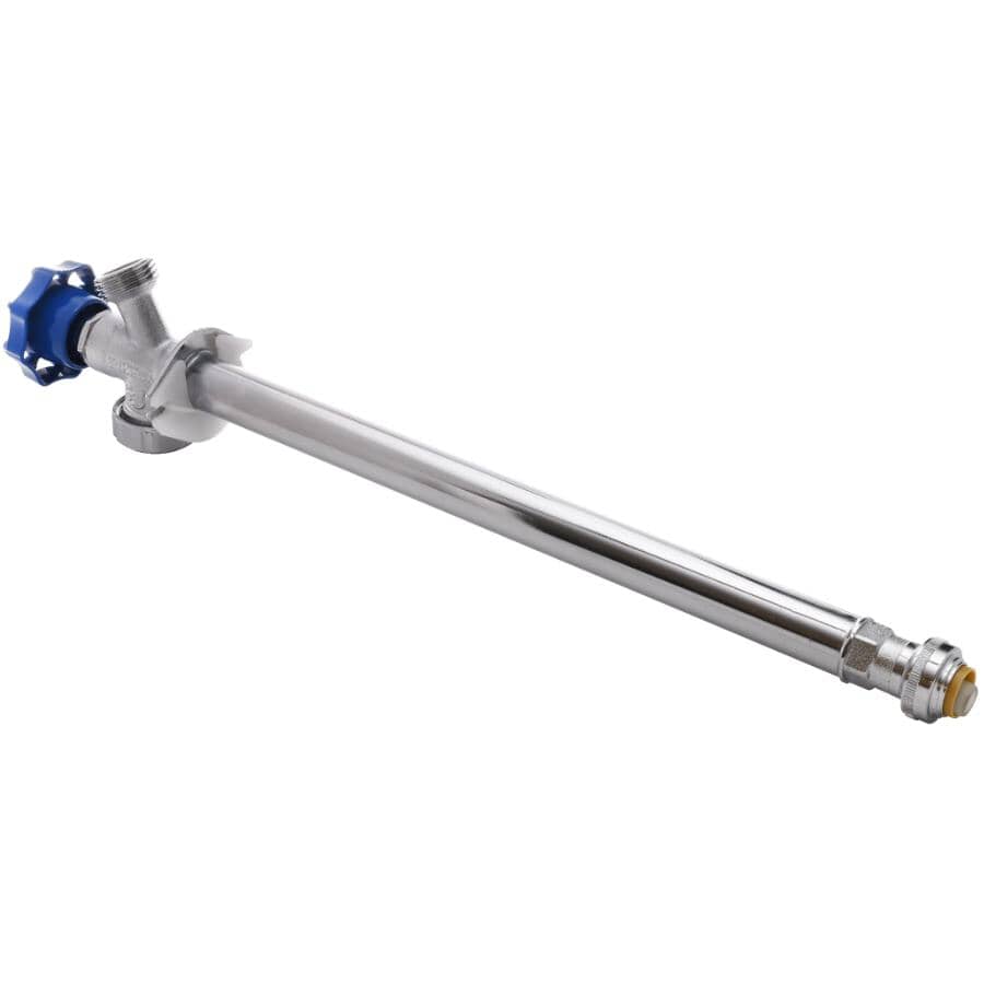 1/2" Push Fit x 3/4" Male Garden Hose Thread Frost Proof Push 'N' Connect Wall Hydrant