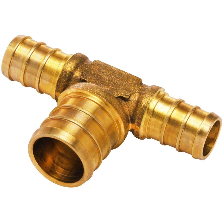 1/2" x 1/2" x 3/4" PEX Brass Tee
