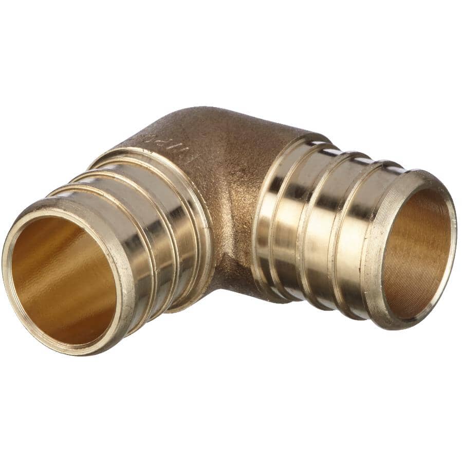 3/4" PEX Brass 90 Degree Elbows - 25 Pack