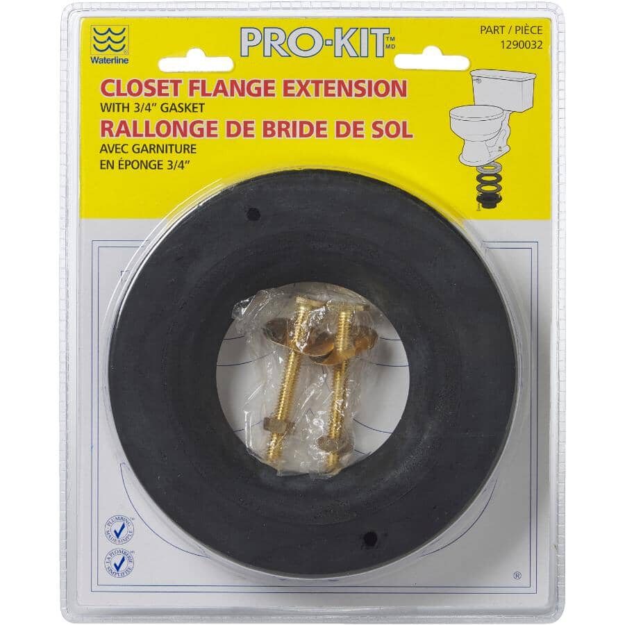Closet Flange Extension Kit, with 3/4-inch Gasket