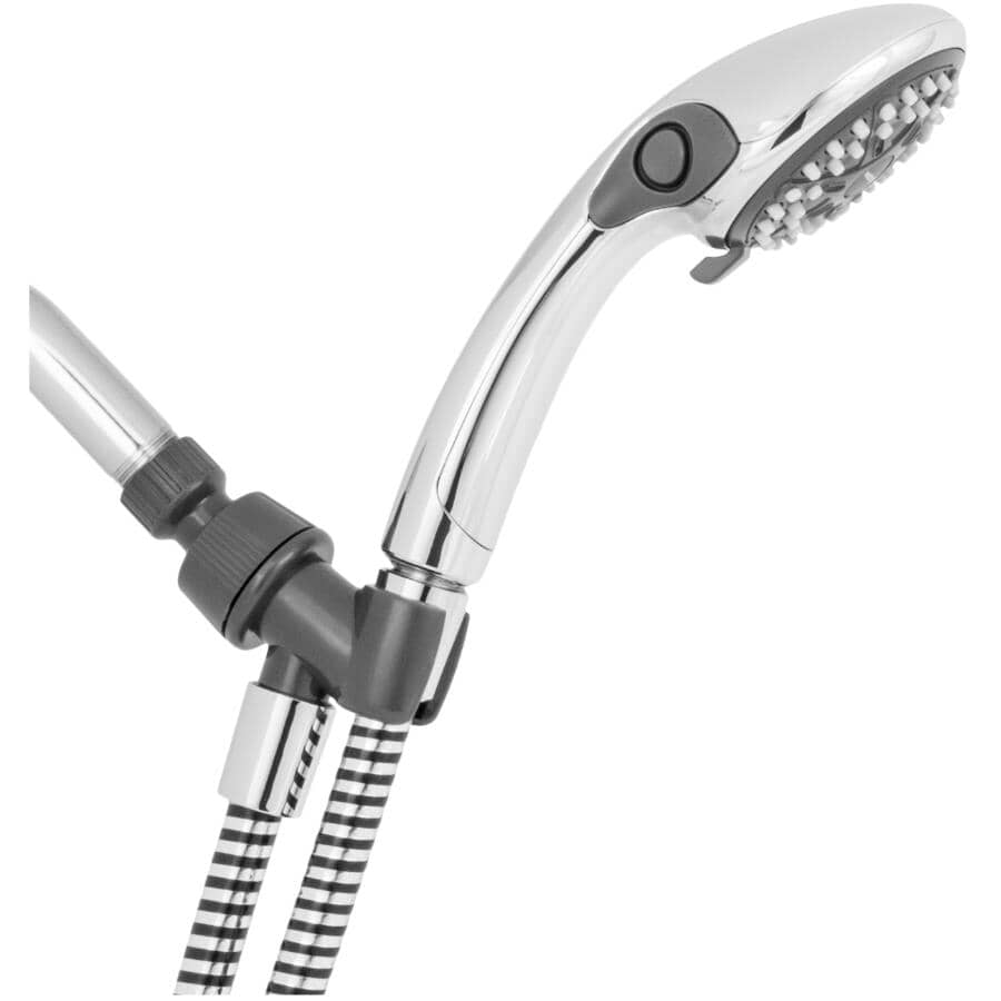 EcoFlow 4 Setting Handheld Showerhead - Chrome