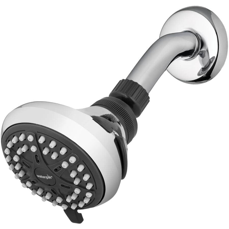 EcoFlow 4 Setting Wall Mount Showerhead - Chrome