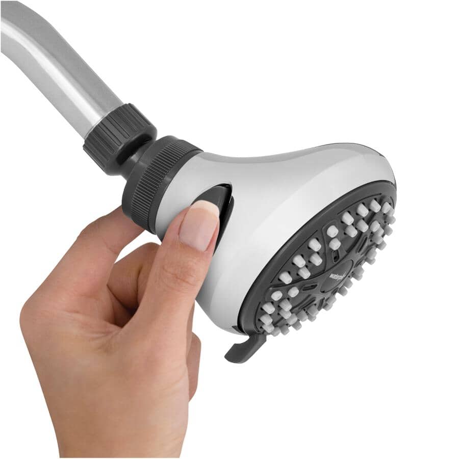 EcoFlow 4 Setting Wall Mount Showerhead - Chrome