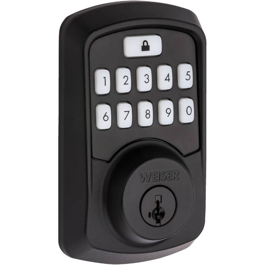 Aura Electronic Deadbolt - Matte Black + Bluetooth