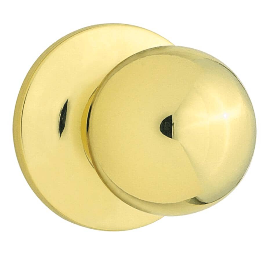 Brass Regina Safelock Passage Door Knobset