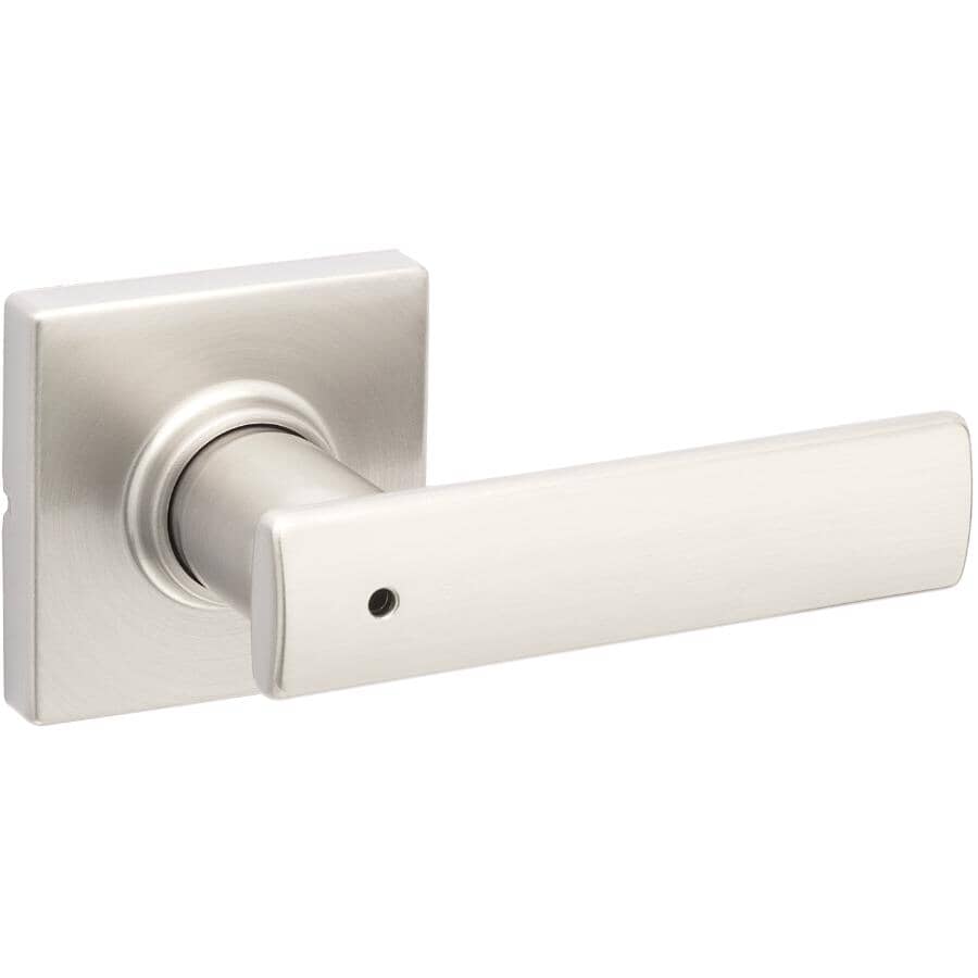 Breton Privacy Door Leverset - Satin Nickel