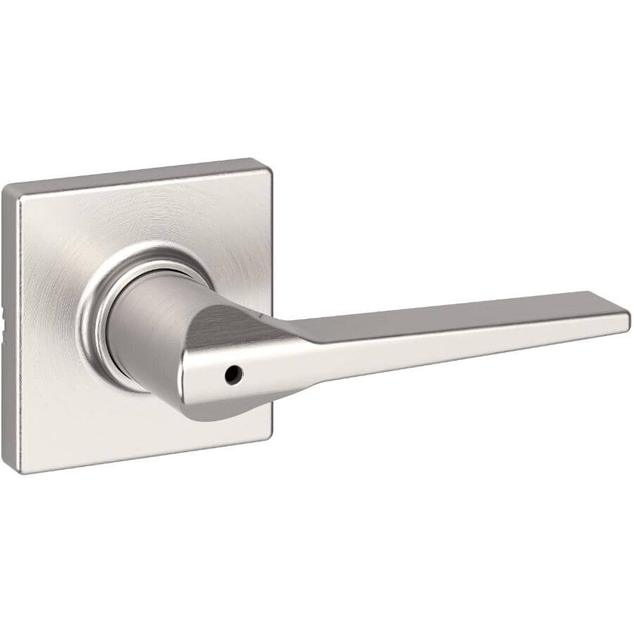 Hollis Privacy Door Leverset - Satin Nickel