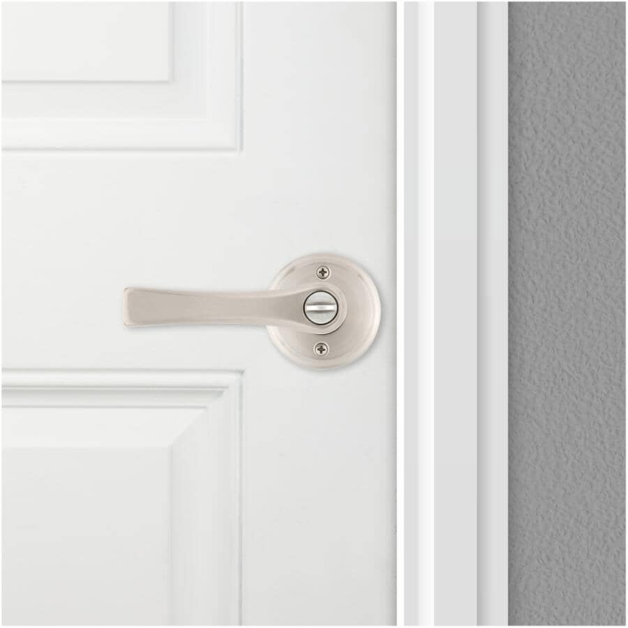 Katella Entrance Leverset - Satin Nickel + Smart Key
